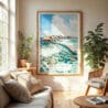 04 - Maldives Watercolor Wall Art in Boho Living Room.jpg
