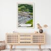 02 - Guilford Connecticut Yacht Club Watercolor Art Print Hanging above Shelf.jpg