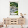 02 - Guilford Connecticut Yacht Club Watercolor Art Print Hanging above Shelf.jpg