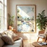 04 - Chiang Mai Elephant Watercolor Wall Art in Boho Living Room.jpg