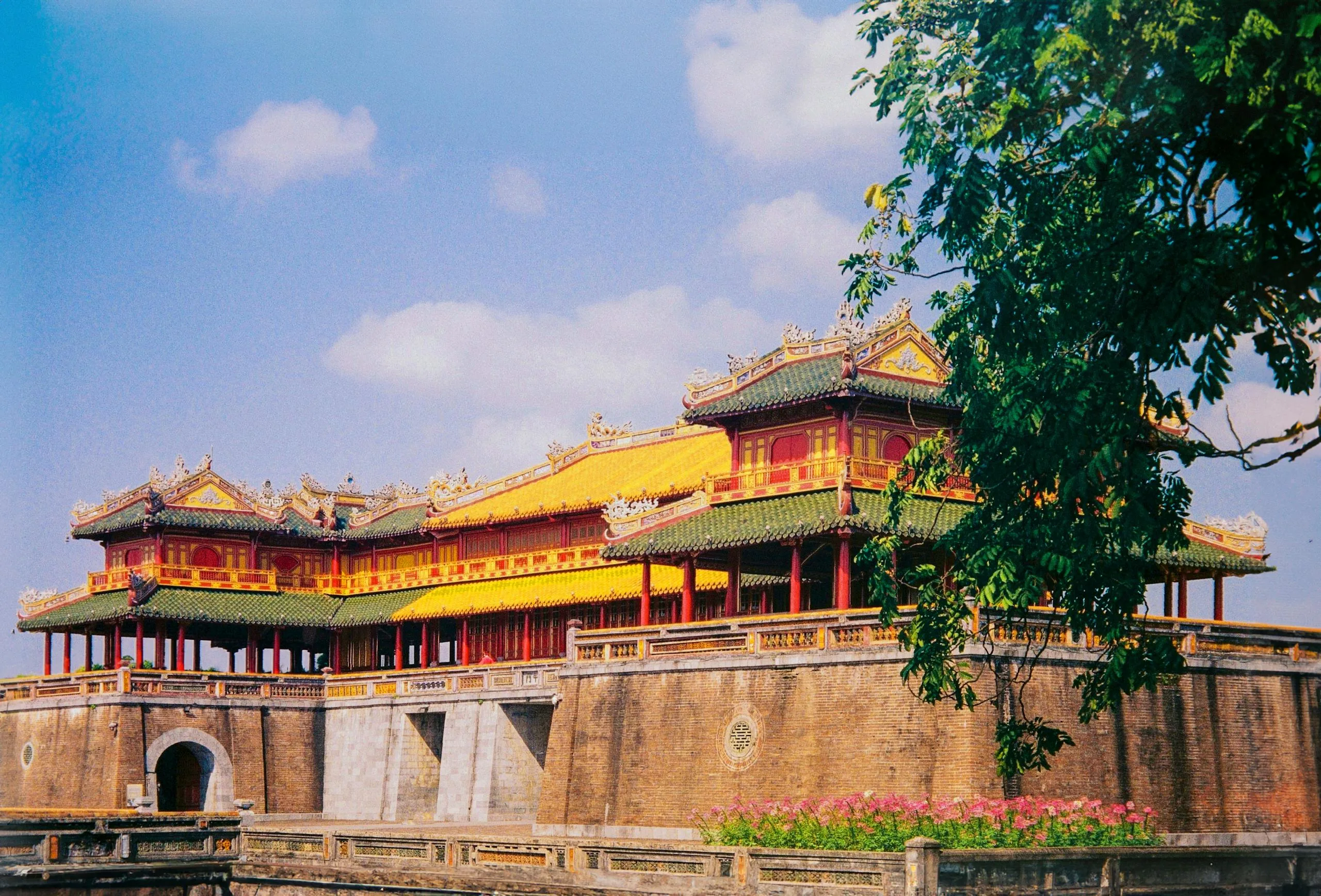 Stunning view of the Imperial City in Hue, Vietnam, highlighting its traditional architecture.