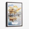 00 - Framed Amritsar India Watercolor Canvas Print - Portrait - Main.jpg