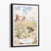 00 - Framed Arizona Watercolor Canvas Print - Portrait - Main.jpg