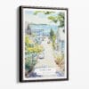 00 - Framed Cape Cod Provincetown Watercolor Canvas Print - Portrait - Main.jpg