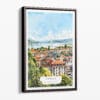 00 - Framed Geneva Switzerland Watercolor Canvas Print - Portrait - Main.jpg