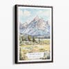 00 - Framed Grand Teton Watercolor Canvas Print - Portrait - Main.jpg