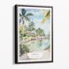 00 - Framed Jamaica Caribbean Island Watercolor Canvas Print - Portrait - Main.jpg