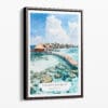 00 - Framed Maldives Watercolor Canvas Print - Portrait - Main.jpg