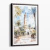 00 - Framed Marrakesh Watercolor Canvas Print - Portrait - Main.jpg