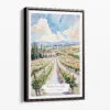 00 - Framed Napa Valley Vineyard Watercolor Canvas Print - Portrait - Main.jpg