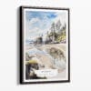 00 - Framed Olympic National Park Rialto Beach Watercolor Canvas Print - Portrait - Main.jpg