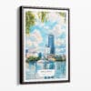 00 - Framed Orlando Florida Watercolor Canvas Print - Portrait - Main.jpg