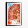 00 - Framed Petra Jordan Watercolor Canvas Print - Portrait - Main.jpg