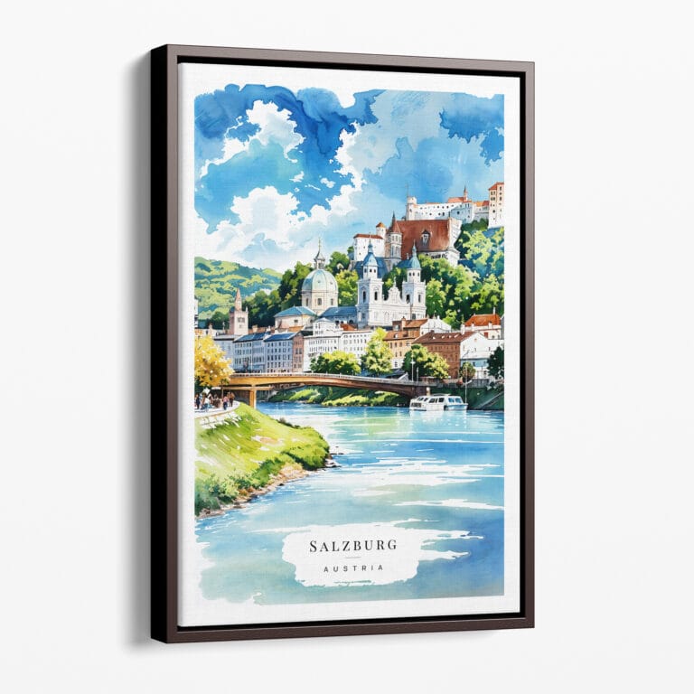 00 - Framed Salzburg Austria Watercolor Canvas Print - Portrait - Main.jpg