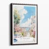 00 - Framed San Francisco Lombard Street - Watercolor Canvas Print - Portrait - Main.jpg