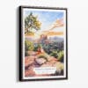 00 - Framed Sedona Arizona Watercolor Canvas Print - Portrait - Main.jpg