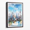 00 - Framed Shanghai China Watercolor Canvas Print - Portrait - Main.jpg
