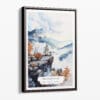00 - Framed Shenandoah national park Watercolor Canvas Print - Portrait - Main.jpg