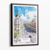 00 - Framed Spain Madrid Watercolor Canvas Print - Portrait - Main.jpg