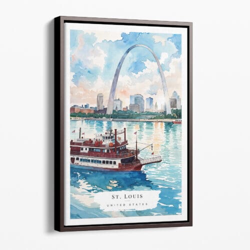 00 - Framed St Louis Watercolor Canvas Print - Portrait - Main.jpg