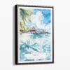 00 - Framed Tahiti Watercolor Canvas Print - Portrait - Main.jpg