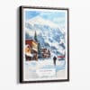 00 - Framed Telluride Colorado Watercolor Canvas Print - Portrait - Main.jpg