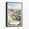 00 - Framed Theodore Roosevelt National Park Watercolor Canvas Print - Portrait - Main.jpg