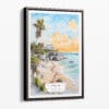 00 - Framed Tulum Mexico Watercolor Canvas Print - Portrait - Main.jpg