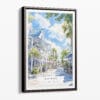 00 - Framed US - Key West Florida - Watercolor 1 Canvas Print - Portrait - Main.jpg