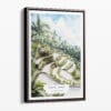 00 - Framed Ubud Bali Watercolor Canvas Print - Portrait - Main.jpg