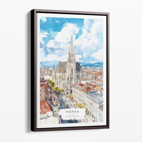00 - Framed Vienna Watercolor Canvas Print - Portrait - Main.jpg