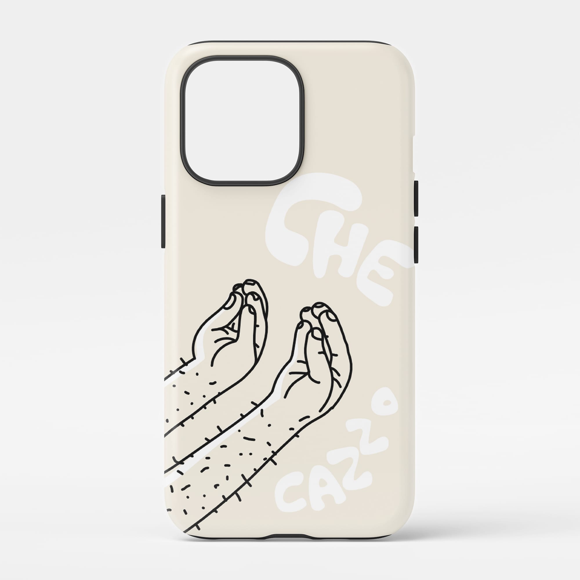 Funny Italian Hand Gesture Phone Case – Che Cazzo - Italian Meme Phone Cover for iPhone and Samsung