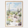 00 - Saguaro National Park Watercolor Art Print - Main - Wood Frame.jpg