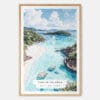 00 - Virgin Islands National Park Watercolor Art Print - Main - Wood Frame.jpg