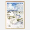 00 - White Sands National Park Watercolor Art Print - Main - Wood Frame.jpg