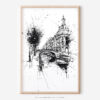 01 - Amsterdam Pencil Drawing - 2 Art - Digital Downloads - Main.jpg