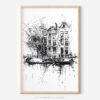 01 - Amsterdam Pencil Drawing - 3 Art - Digital Downloads - Main.jpg