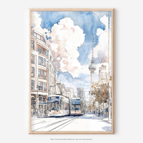 01 - Berlin Watercolor Art - Digital Downloads - Main.jpg
