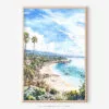 01 - California Laguna Beach Watercolor Art - Digital Downloads - Main.jpg
