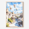 01 - Cappadocia Turkey Watercolor Art - Digital Downloads - Main.jpg
