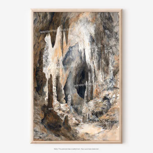01 - Carlsbad Caverns Watercolor Art - Digital Downloads - Main.jpg