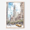 01 - Chrysler Building Watercolor Art - Digital Downloads - Main.jpg