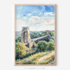 01 - Clifton Bridge Bristol Watercolor Art - Digital Downloads - Main.jpg