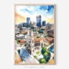 01 - Denver Colorado Skyline Watercolor Art - Digital Downloads - Main.jpg