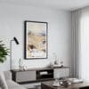 01 - Framed Death Valley Watercolor Canvas Print - Contemporary Living Room.jpg