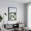 01 - Framed Denali National Park Watercolor Canvas Print - Contemporary Living Room.jpg