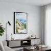 01 - Framed Great Basin National Park Watercolor Canvas Print - Contemporary Living Room.jpg