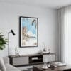 01 - Framed Hawaii - Maui - Watercolor Canvas Print - Contemporary Living Room.jpg