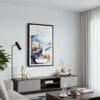 01 - Framed Shenandoah national park Watercolor Canvas Print - Contemporary Living Room.jpg