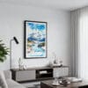 01 - Framed Wrangell-St. Elias National Park Watercolor Canvas Print - Contemporary Living Room.jpg